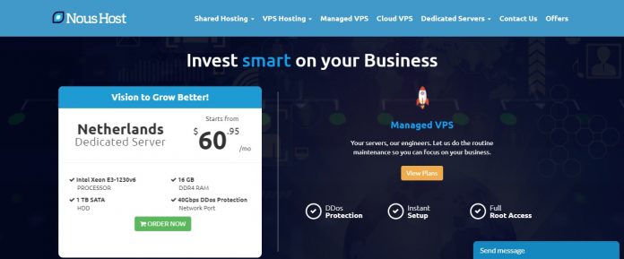 Noushost.com Web Hosting Review: Invest Smart On Your Business.