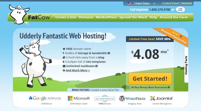 Fatcow.com Web Hosting Review: Simple-to-Use site Builders