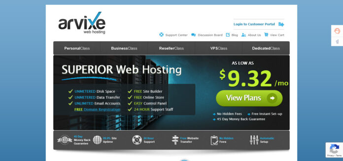 Arvixe Web Hosting Review: Quality Web Hosting Since 2003