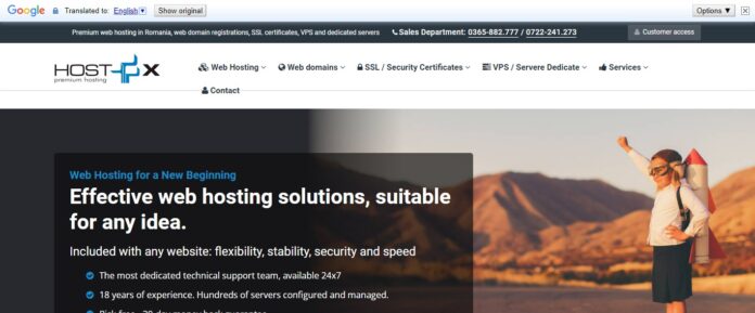 Hostx-ro Web Hosting Review: Fast and Secure web hosting