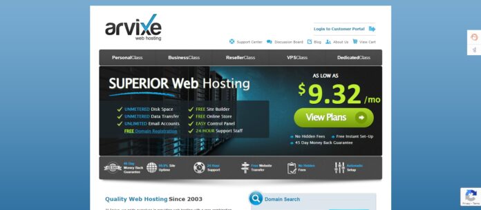 Arvixe Web Hosting Review: 45 Day Money Back Guarantee