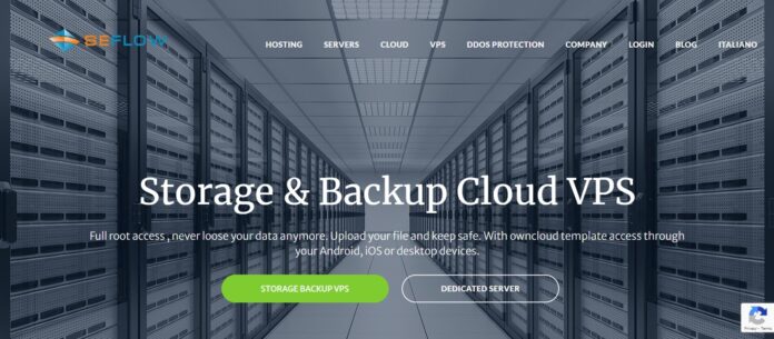 Seflow Web Hosting Review: Storage & Backup Cloud VPS