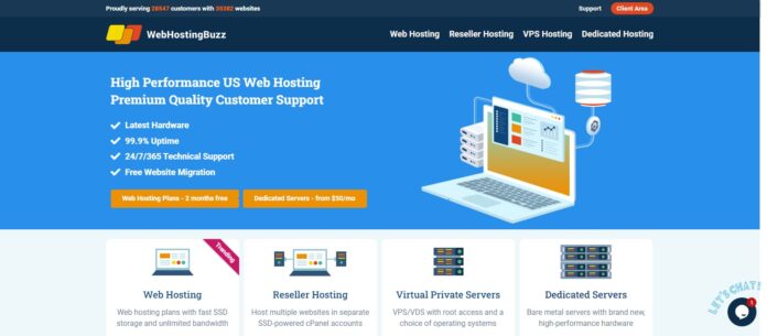 Webhostingbuzz Web Hosting Review: 60 Second Live Chat Response
