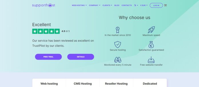 Supporthost Web Hosting Review: Secure Professional Hosting