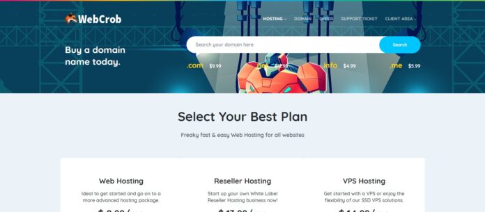 Webcrob.com Web Hosting Review: Powerful Hosting Services