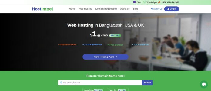 Hostimpel Web Hosting Review: Secure Payment Verifed By SSLCOMMERZ