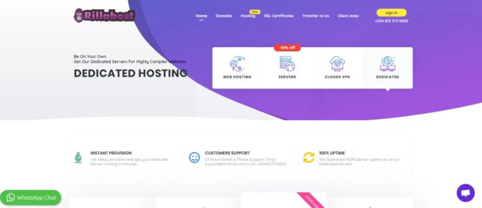 Rillahost Web Hosting Review: Root Administrator Access