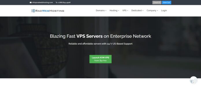 Radweb Web Hosting Review: Blazing Fast VPS Servers on Enterprise Network