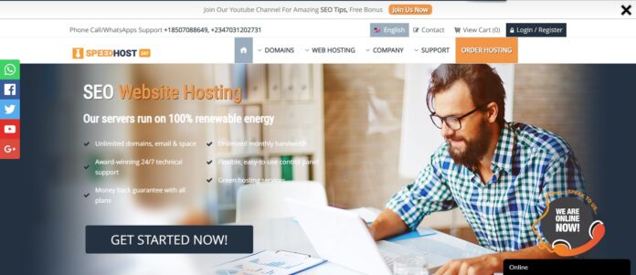 Speedhost247 Web Hosting Review: Easy to use User Interface