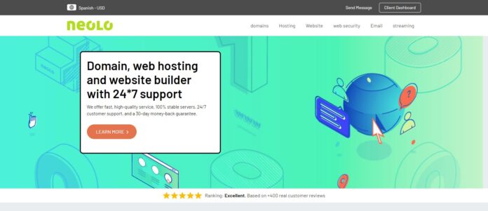 Neolo Web Hosting Review: Domain, Web hosting and Website builder
