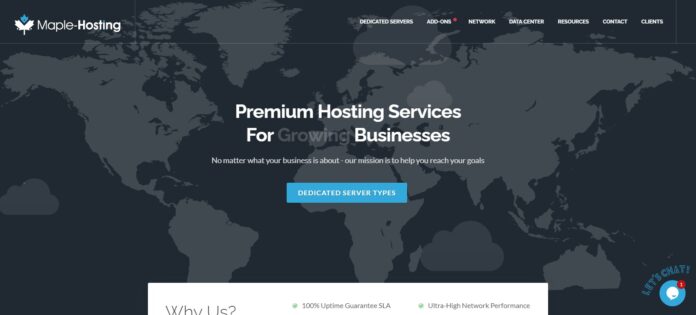 Maple-hosting.com Web Hosting Review: Premium Hosting Services For Creative Businesses