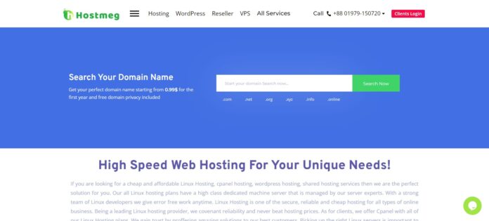 Hostmeg Web Hosting Review: Managed Linux Hosting Server