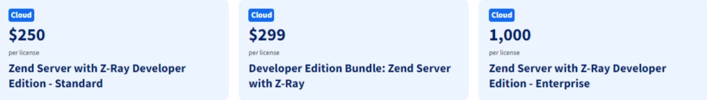 Zend Software price